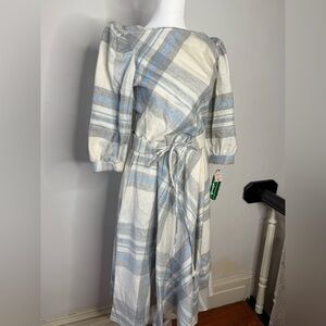 Vintage NWT Wool Plaid Dress